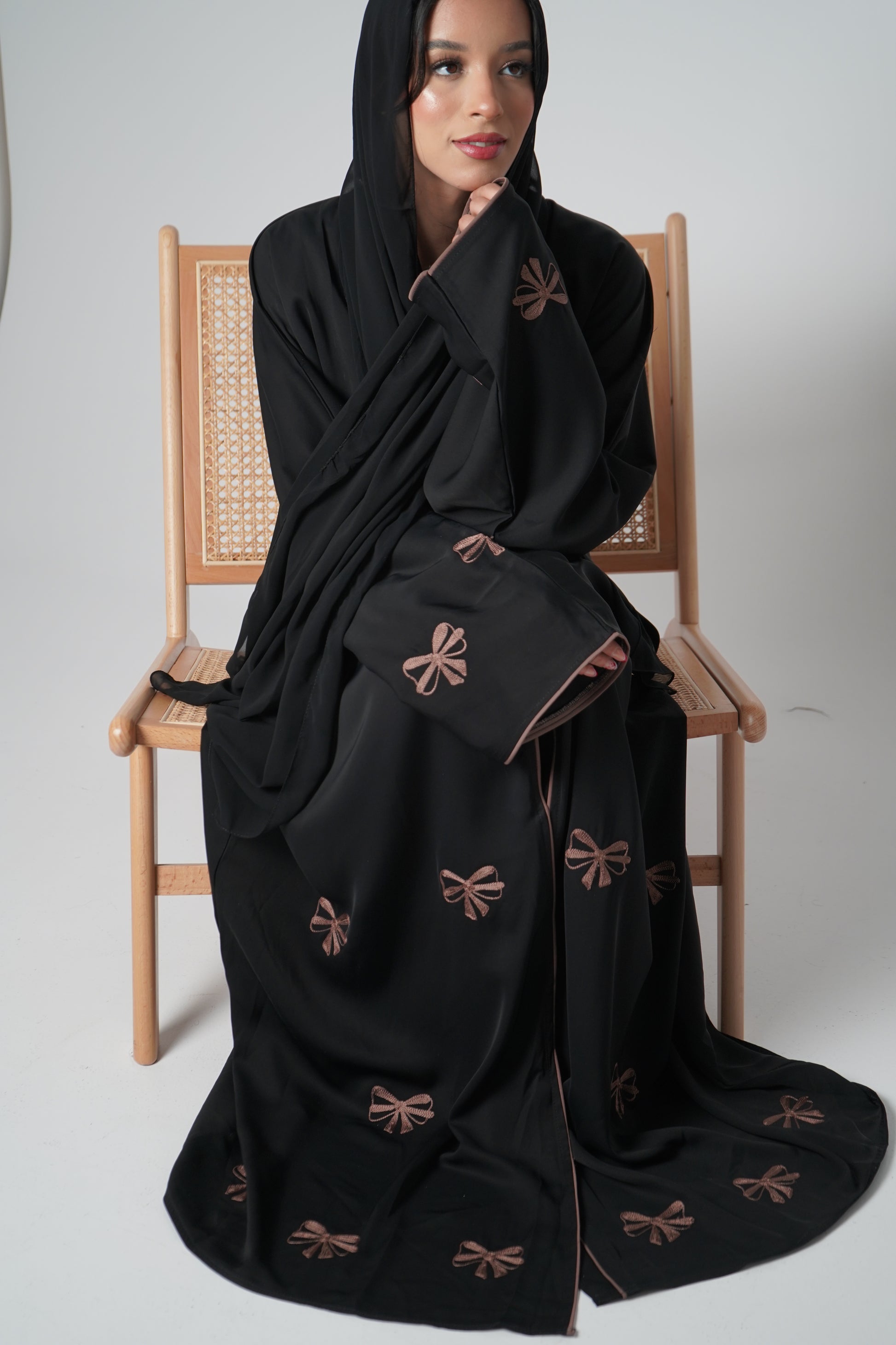 Latifa embroidery abaya *ex display – modesty living