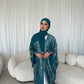 Esra Metallic Open Abaya