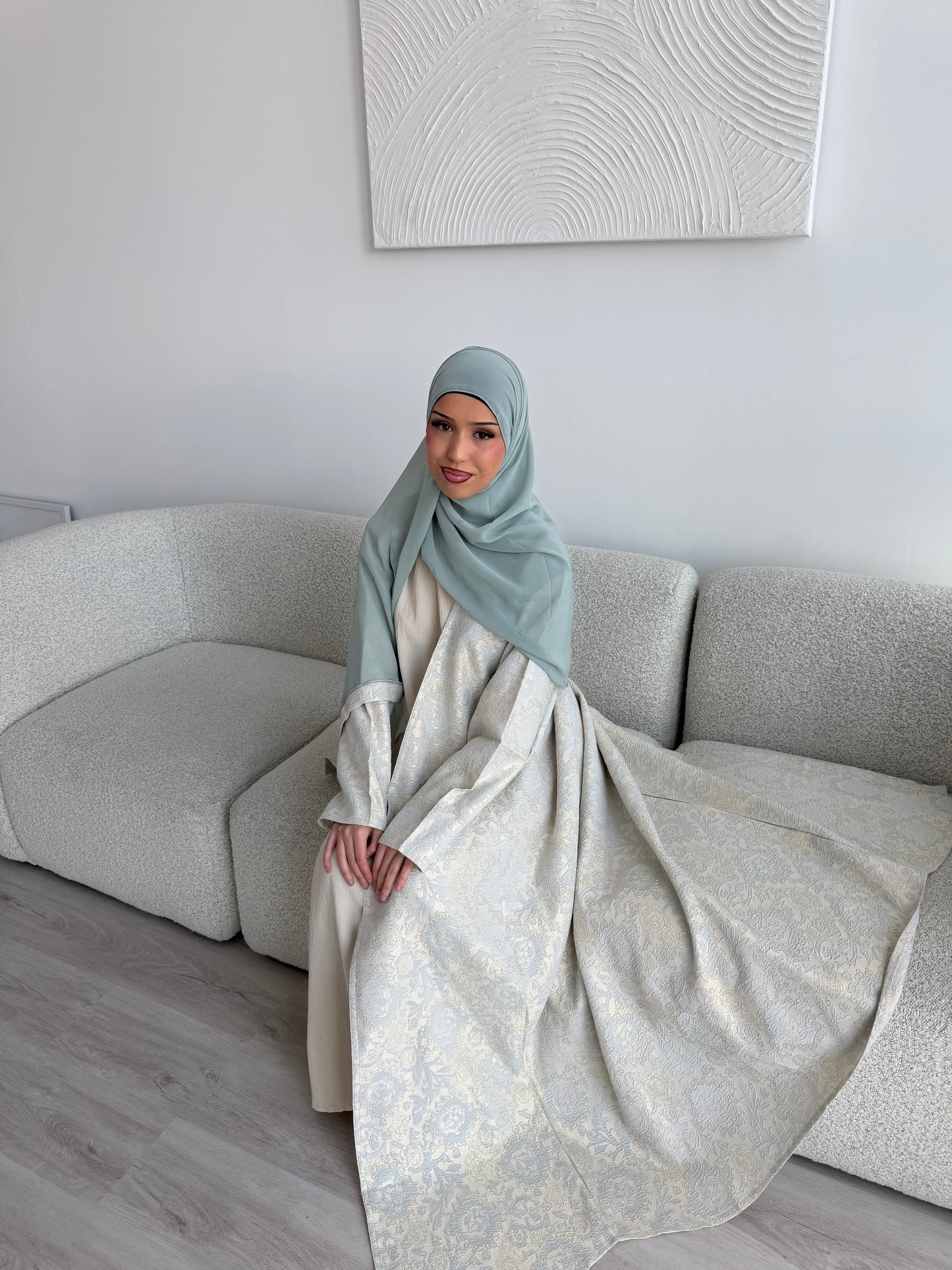 Noora 2.0 luxury open abaya LIMITED EDITION