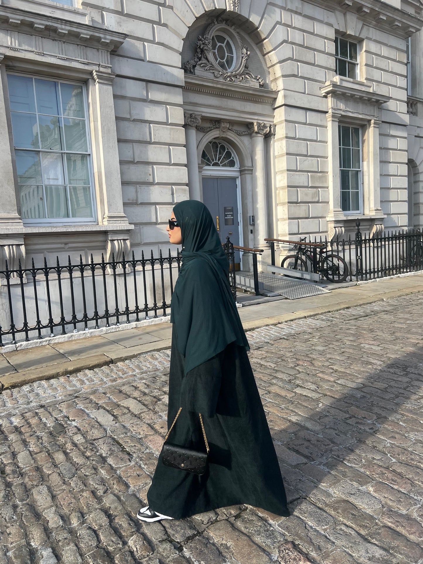 Corduroy Winter Closed abaya- CLOSED SLEEVE