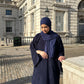 Corduroy Winter Closed Abaya - Split Sleeve (New Colours)