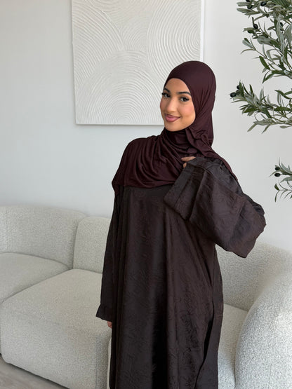 Inayaat 3.0 floral printed closed abaya