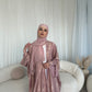 Esra Metallic Open Abaya