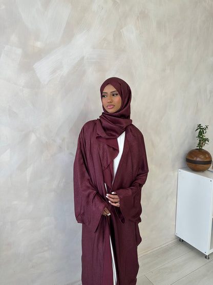 Khaleeji Farasha Abaya and Hijab Set