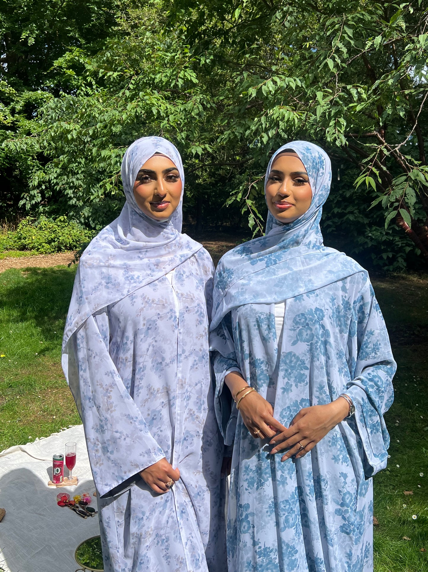 *EX DISPLAY* Warda floral printed abaya *EX DISPLAY*