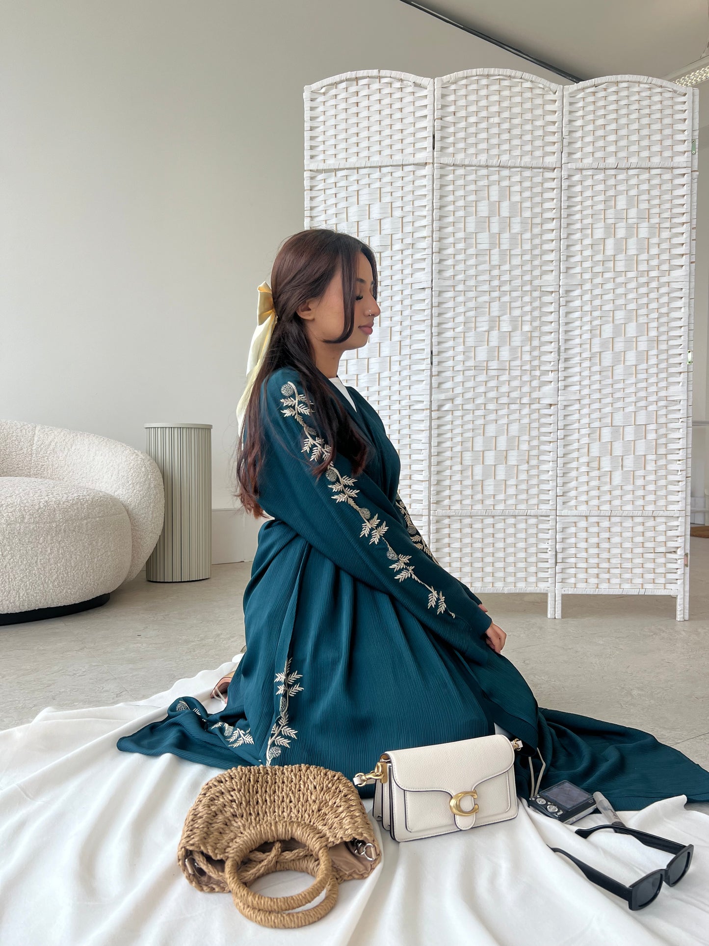 Saima Embroidery Abaya