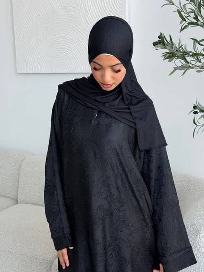 Inayaat 3.0 floral printed closed abaya
