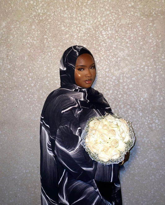 Sara Tie-Dye Print with Matching Hijab