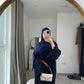 Corduroy Winter Closed Abaya - Split Sleeve (New Colours)