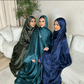 Khaleeji Farasha Abaya and Hijab Set