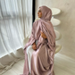 Khaleeji Farasha Abaya and Hijab Set