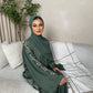 Saima Embroidery Abaya