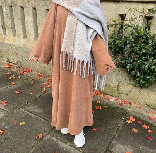 Corduroy abaya *ex display model*