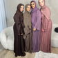 Isra Crinkled Abaya