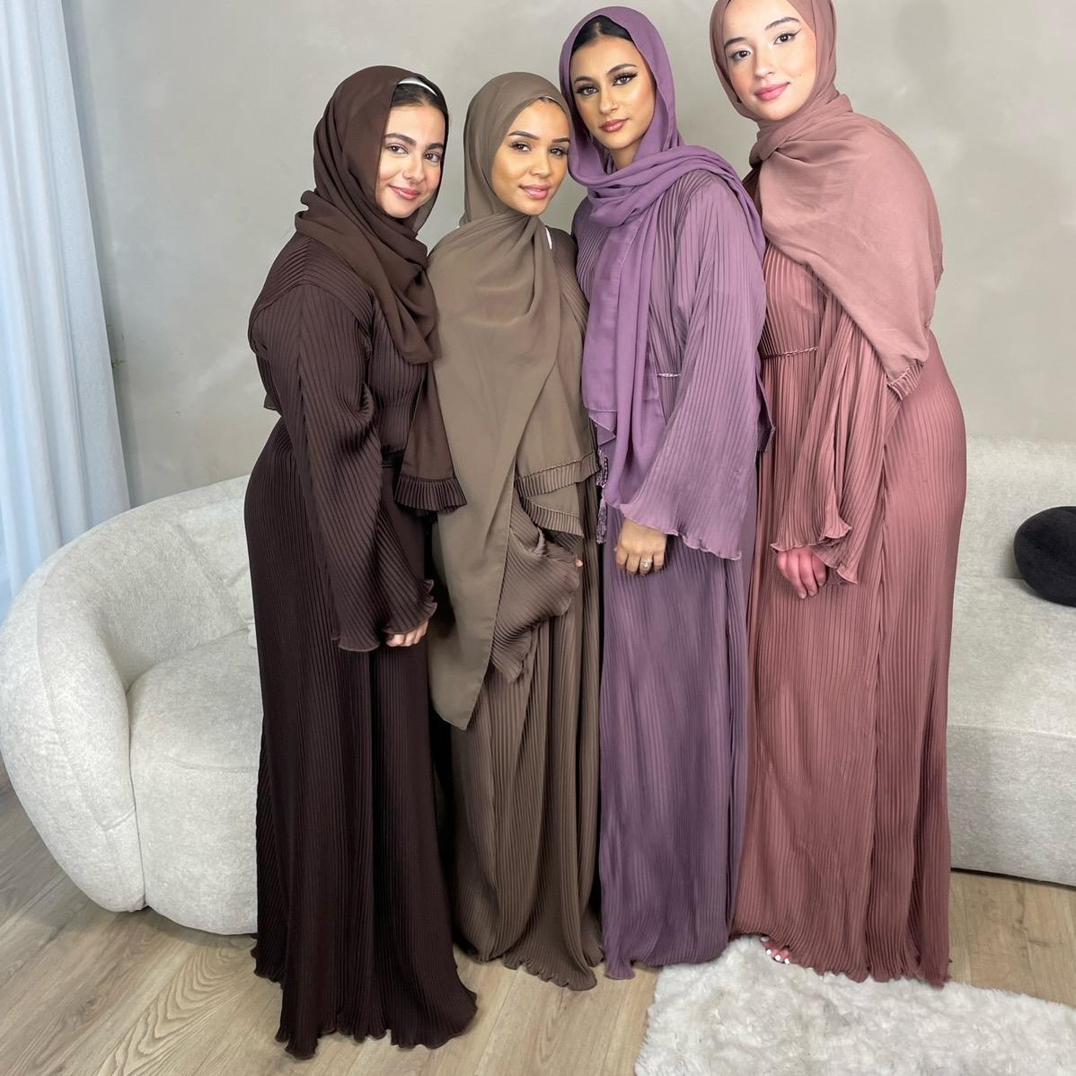 Isra Crinkled Abaya