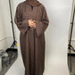 Linen Open Abaya