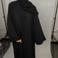 Linen Open Abaya