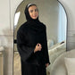 Isra Crinkled Abaya